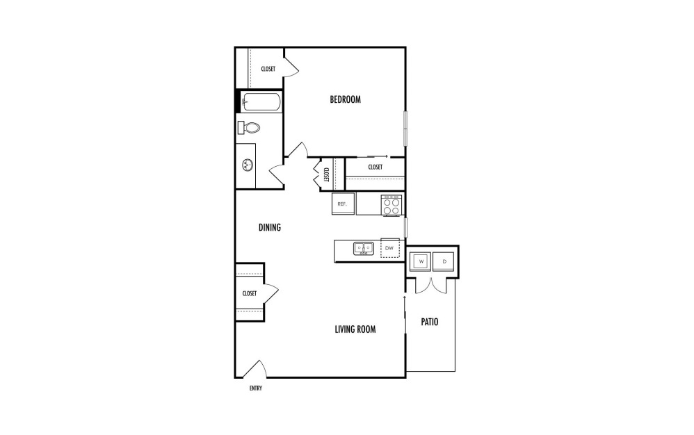 Apartment Floorplans in Arlington, TX The Mark at 2600